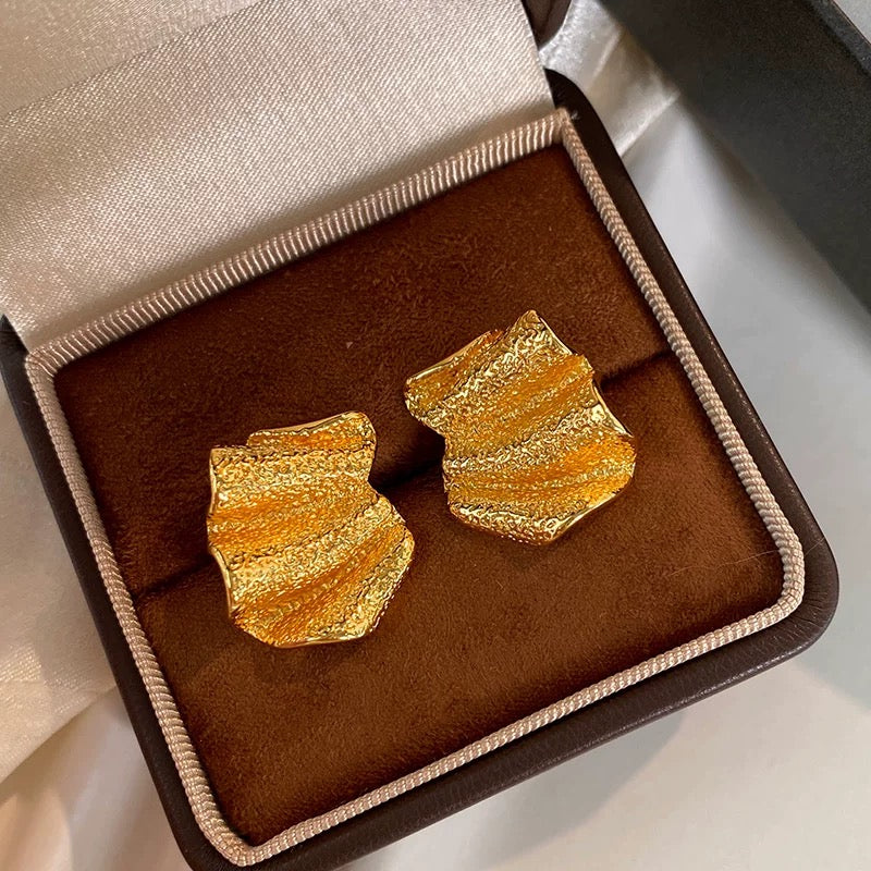 Aurora Crease Bold Studs