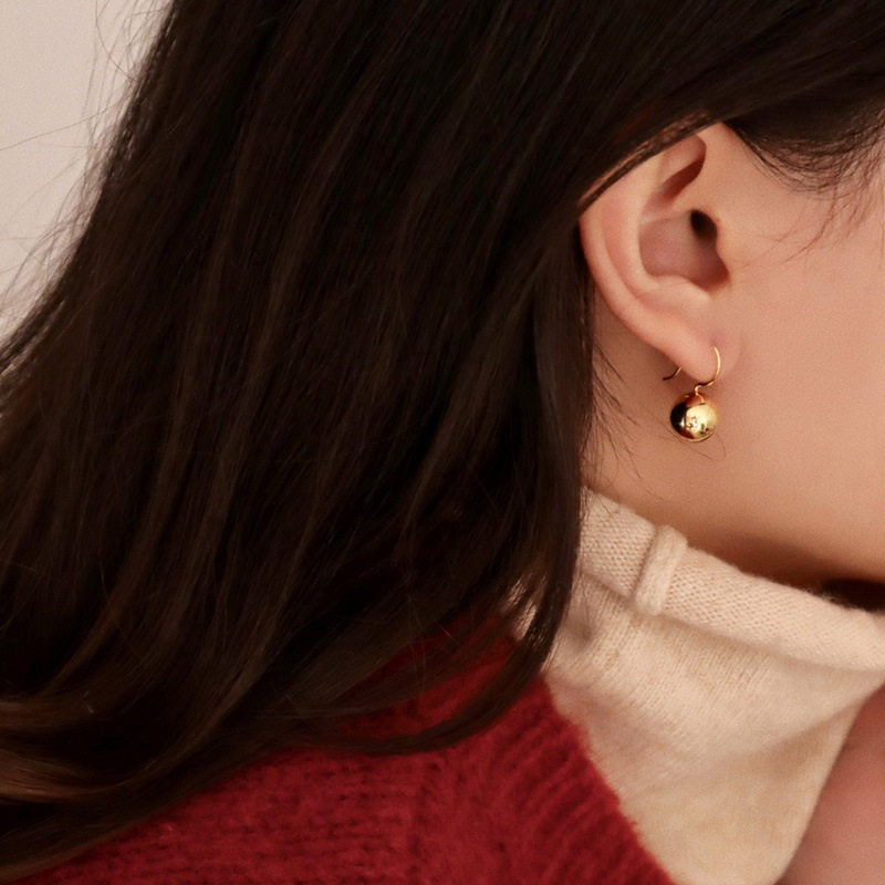 Neptune Gold Drop Earrings