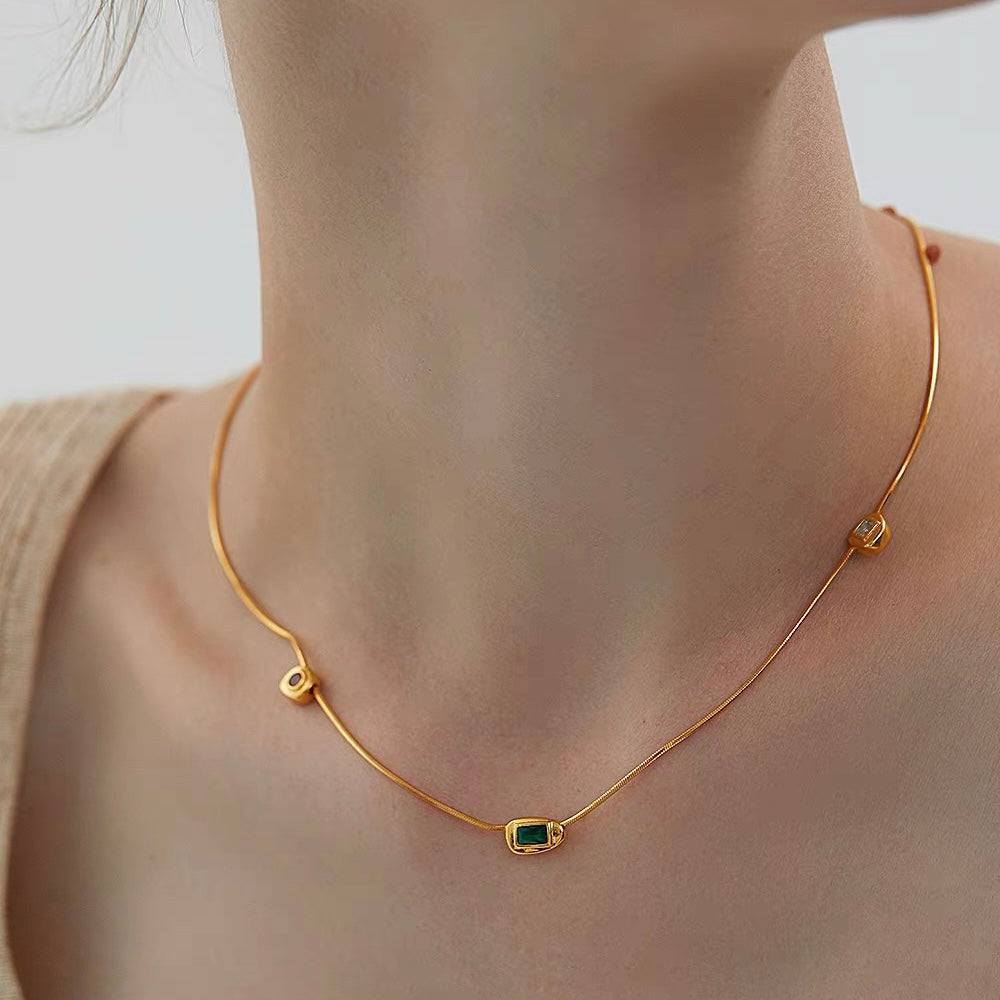 Aaliyah Gemstone Necklace