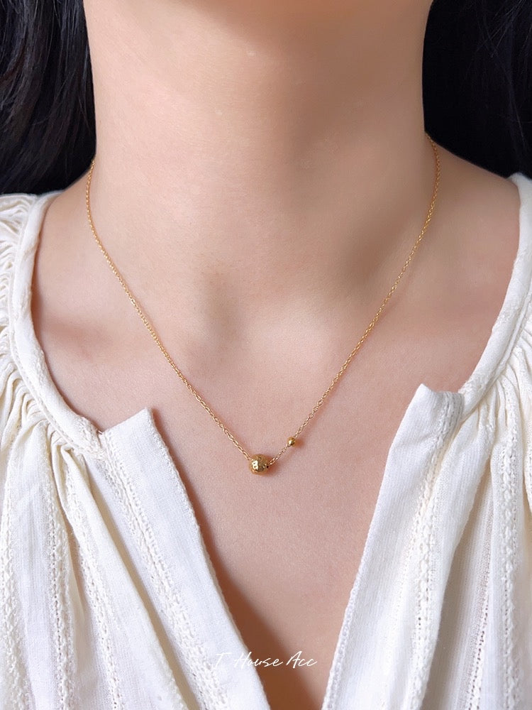 Neptune Gold Ball Necklace