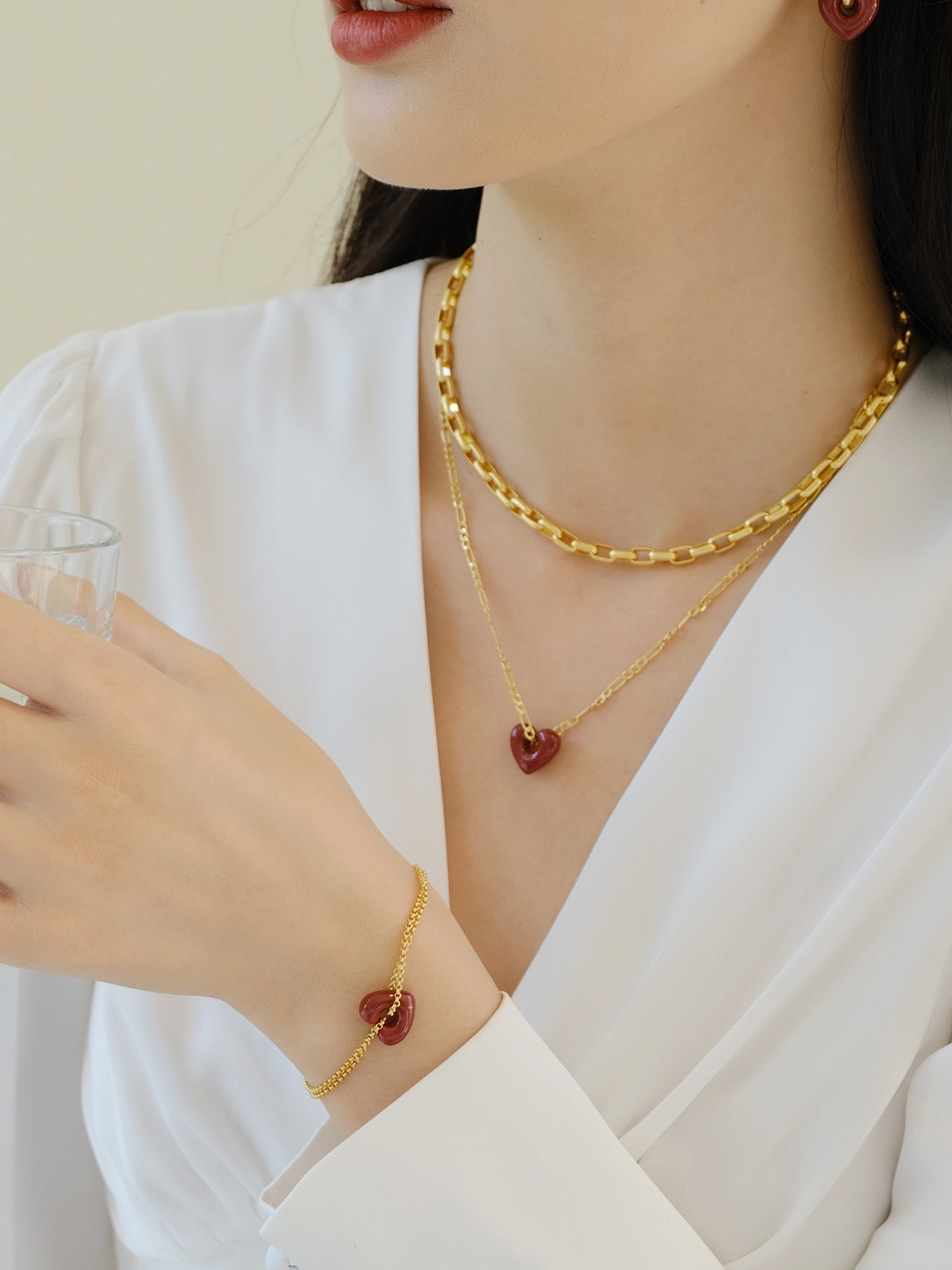 Heart x Gold Necklace