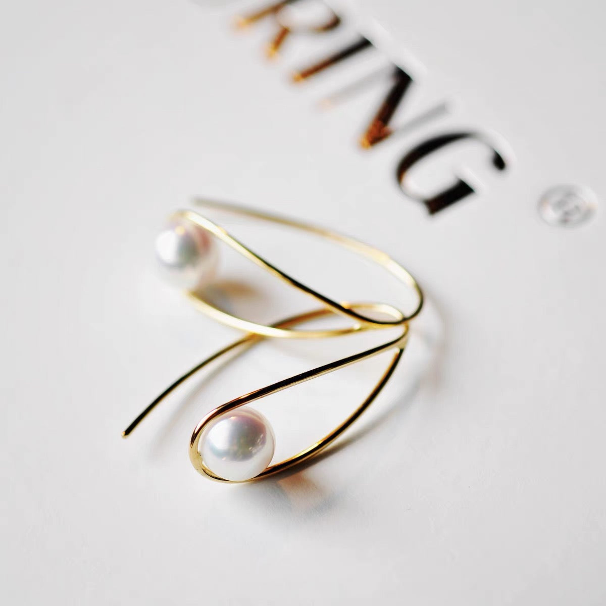 Allure Pearl Hook Earrings