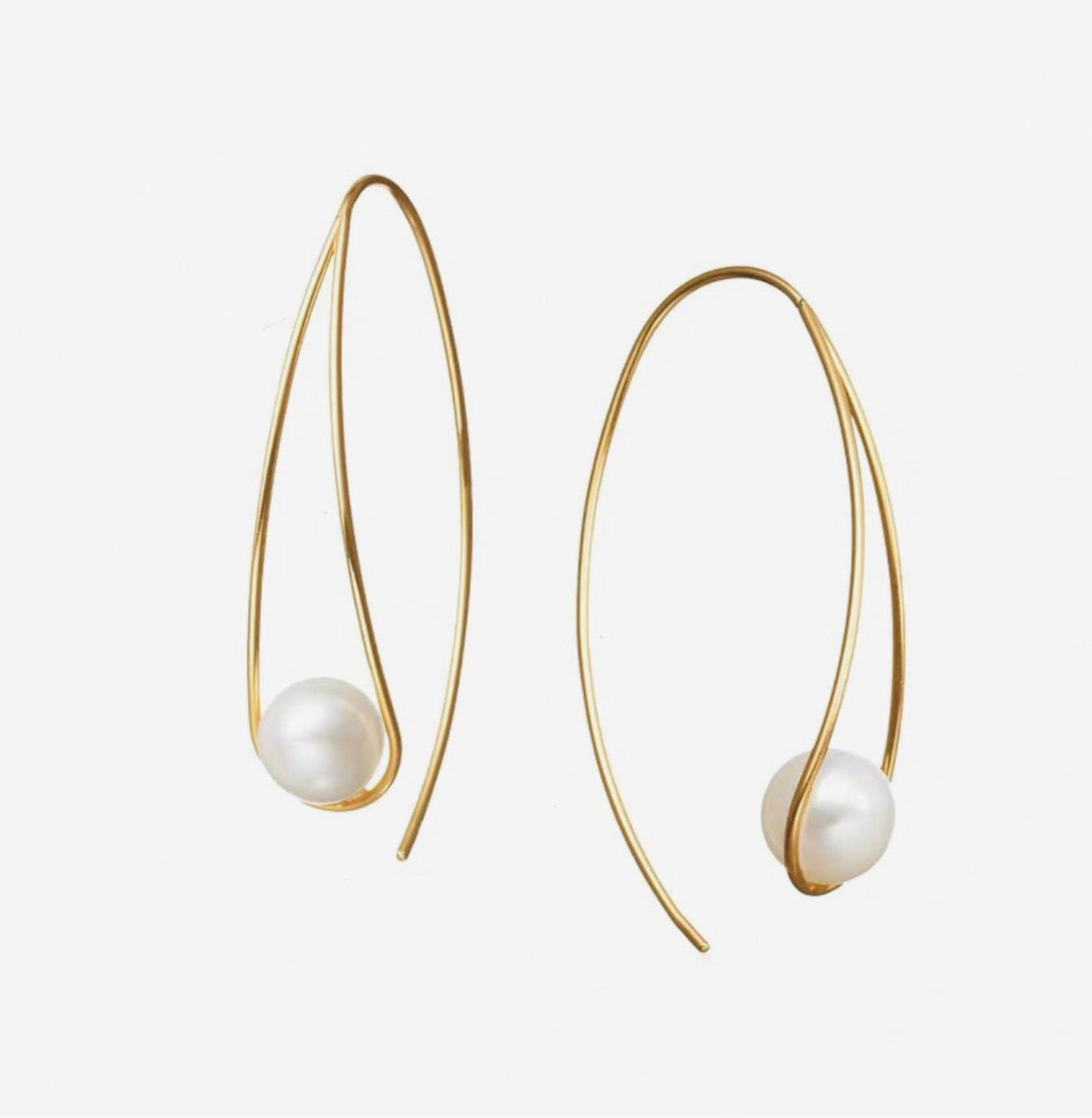 Allure Pearl Hook Earrings