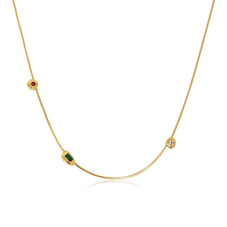 Aaliyah Gemstone Necklace