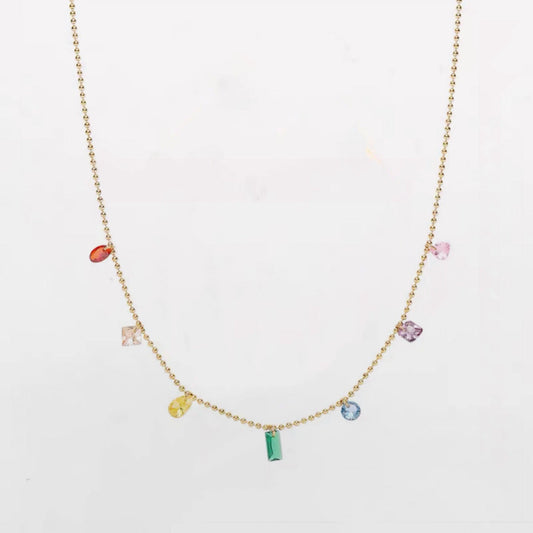Colour Pop- Delight Colour Zircon Necklace
