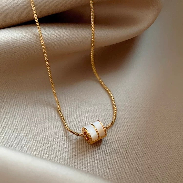1-Double Zicron Ring Necklace