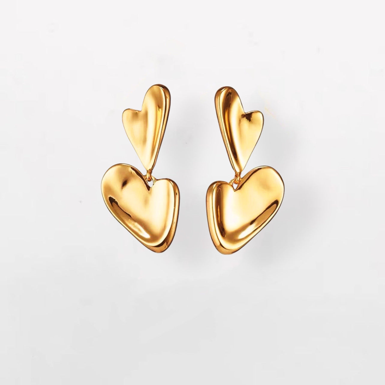 Double Duo Hearty Earrings