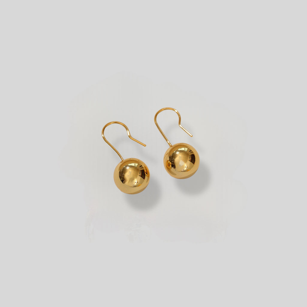 Neptune Gold Drop Earrings