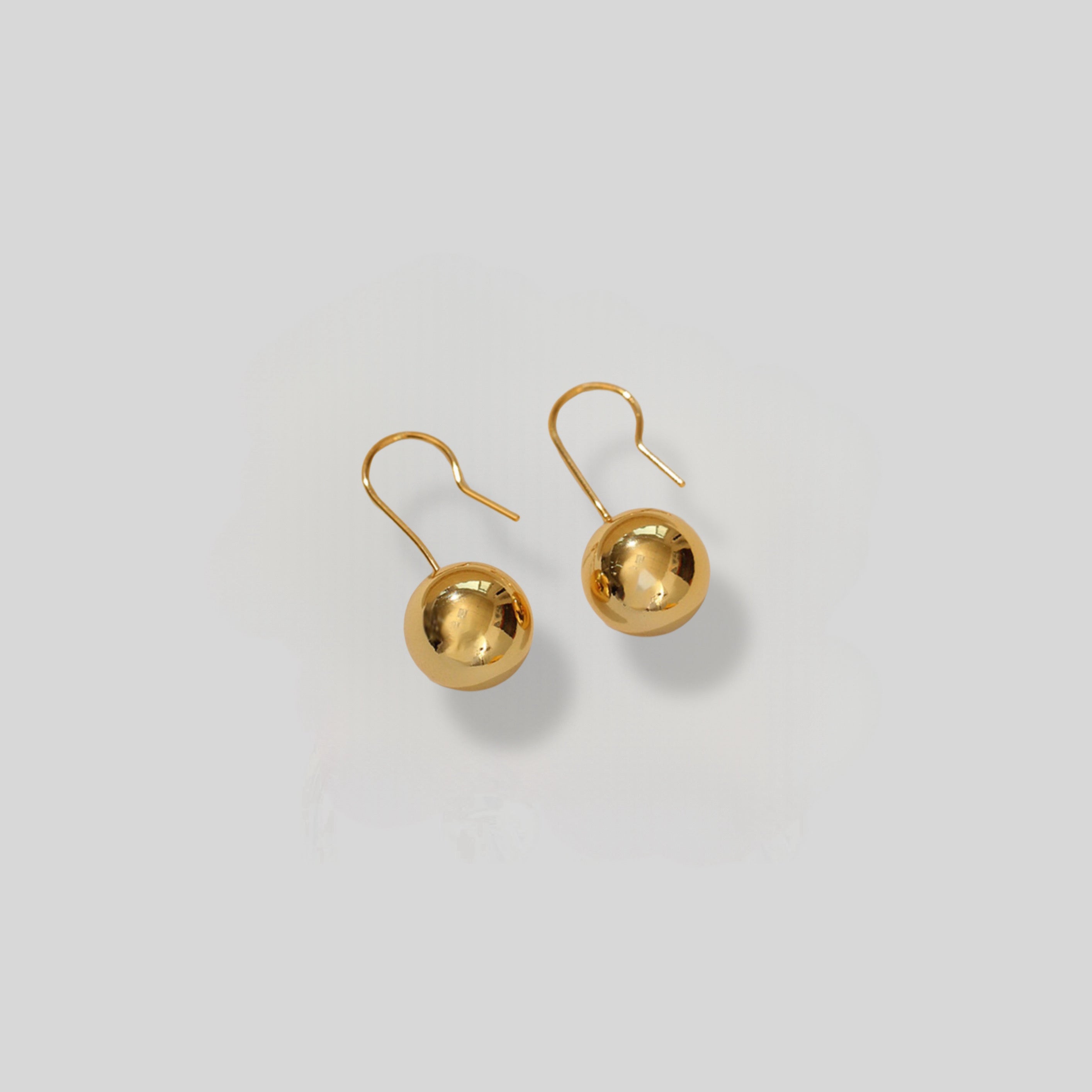 Neptune Gold Drop Earrings