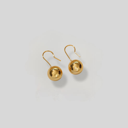 Neptune Gold Drop Earrings