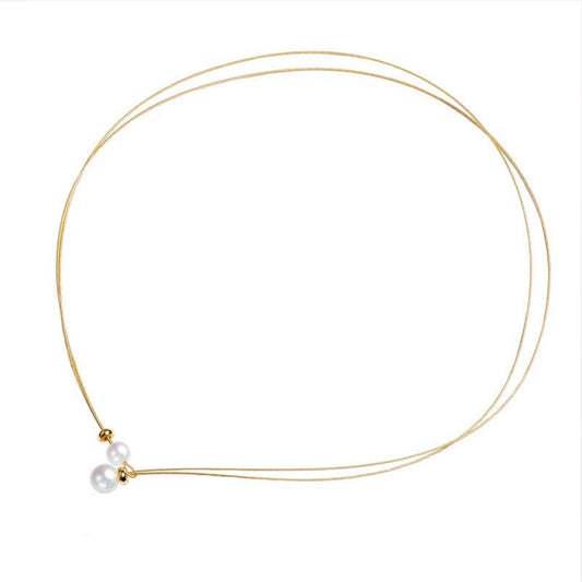 Tish Pearl Choker Necklace