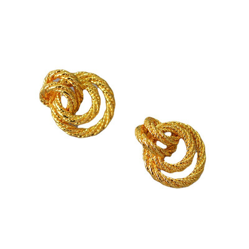 Serene Spiral Luxe Earrings