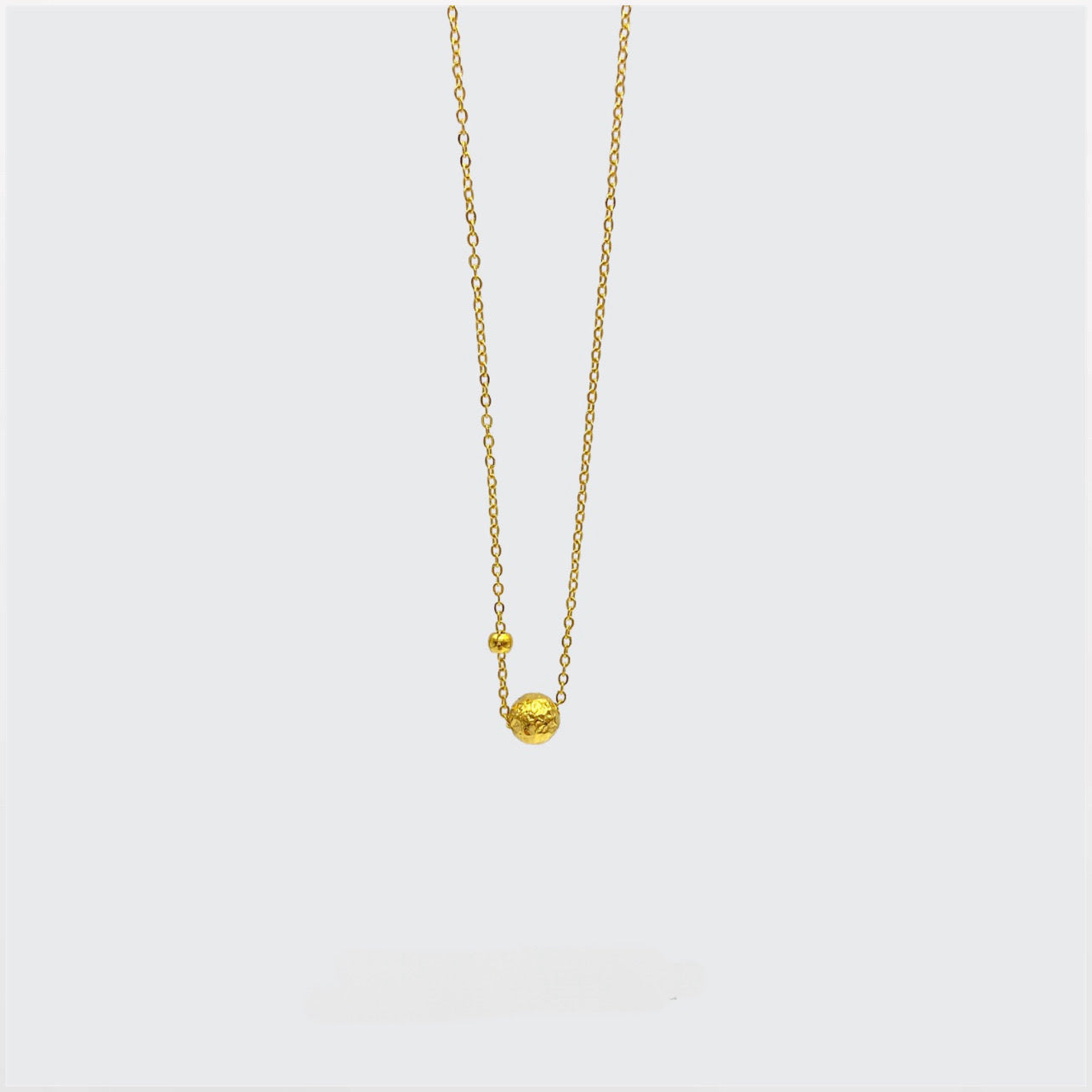 Neptune Gold Ball Necklace