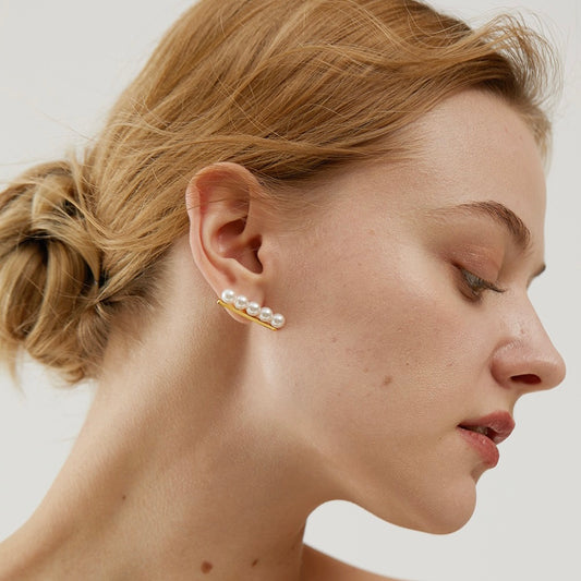 Bonita Pearl Statement Earrings