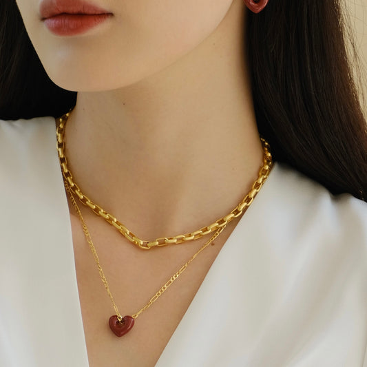 Heart x Gold Necklace