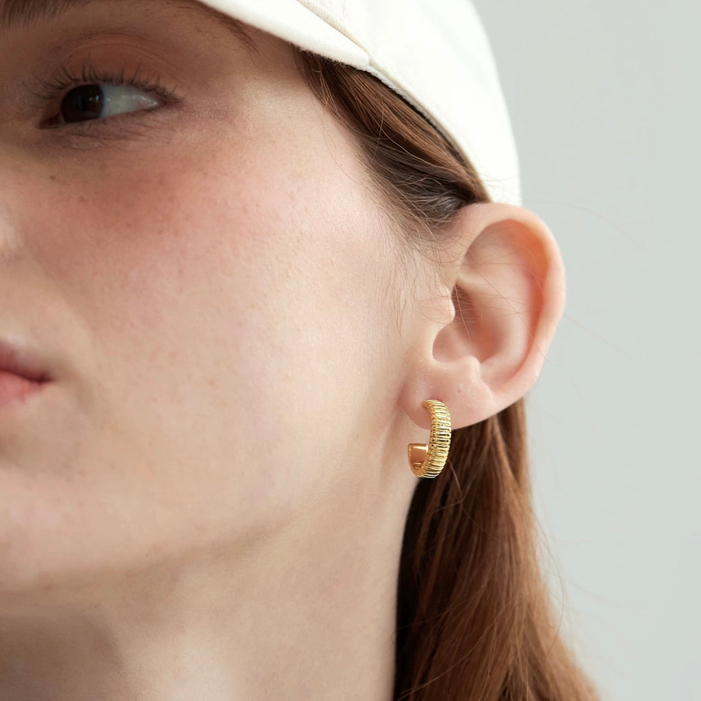 1-Tashya Huggie Earrings