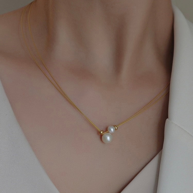 Tish Pearl Choker Necklace