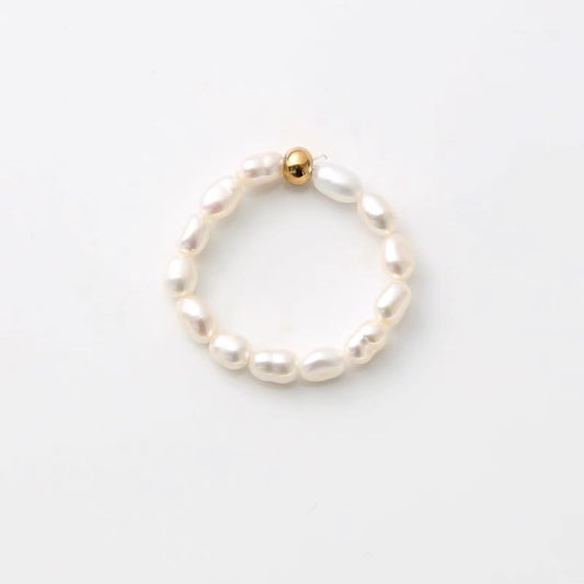 Katrina Pearl Beads Ring